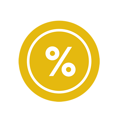 Icone pourcent